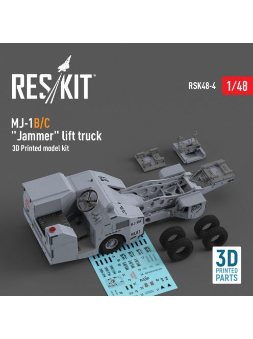 Reskit - MJ-1B/C "Jammer" lift truck  (3D Printed model kit) (1/48)