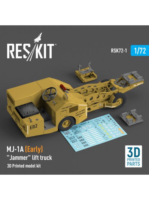 Reskit - MJ-1A (Early) "Jammer" lift truck  (3D Printed model kit) (1/72)