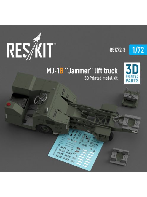 Reskit - MJ-1B "Jammer" lift truck (3D Printed model kit) (1/72)