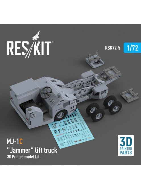 Reskit - MJ-1C "Jammer" lift truck  (3D Printed model kit) (1/72)