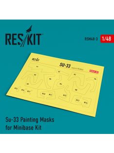   Reskit - Su-33 Pre-cut painting masks for Minibase kit (1/48)