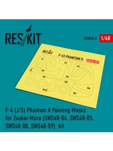   Reskit - F-4 (J,S) "Phantom II" Pre-cut painting masks for Zoukei-Mura (SWS48-04, SWS48-05, SWS48-08, SWS48-0