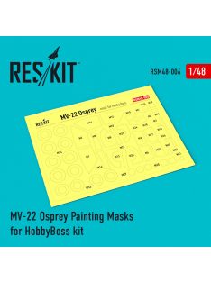   Reskit - MV-22 "Osprey" Pre-cut painting masks for HobbyBoss kit (1/48)