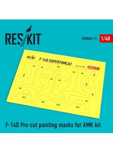   Reskit - F-14D "Tomcat" Pre-cut painting masks for AMK kit (1/48)