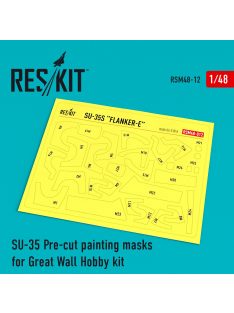 Reskit - Su-35 Pre-cut painting masks for GWH kit (1/48)
