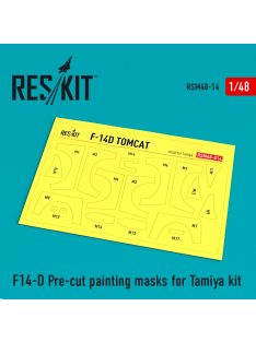   Reskit - F-14D "Tomcat" Pre-cut painting masks for Tamiya kit (1/48)