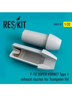   Reskit - F/A-18 "Super Hornet"/EA-18G "Growler" type 1 exhaust nozzles for Trumpeter kit (1/32)