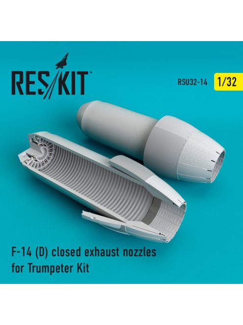 Reskit - F-14D "Tomcat" closed exhaust nozzles for Trumpeter kit (1/32)