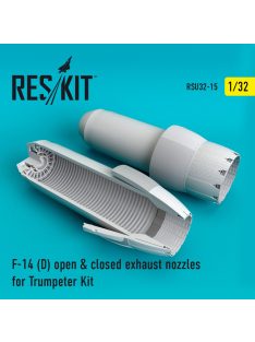   Reskit - F-14D "Tomcat" open & closed exhaust nozzles Trumpeter kit (1/32)