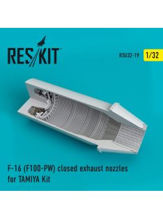   Reskit - F-16 "Fighting Falcon" (F100-PW) closed exhaust nozzle for Tamiya 60316 kit (1/32)