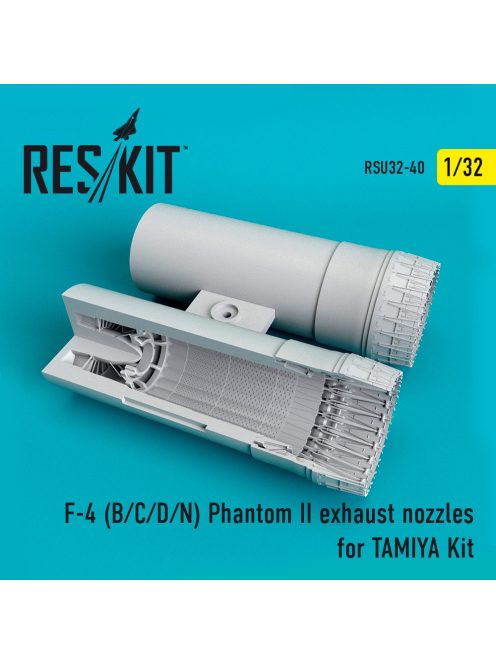 Reskit - F-4 (B,C,D,N) "Phantom II" exhaust nozzles for Tamiya kit (1/32)