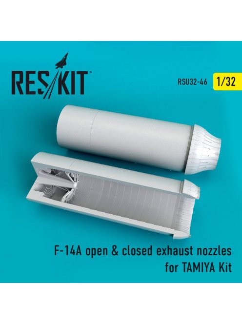 Reskit - F-14A "Tomcat" open & closed exhaust nozzles Tamiya kit (1/32)