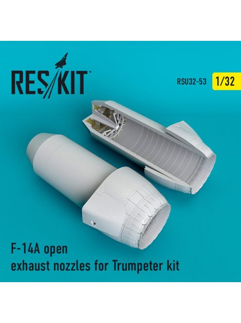 Reskit - F-14A "Tomcat" open exhaust nozzles for Trumpeter kit (1/32)