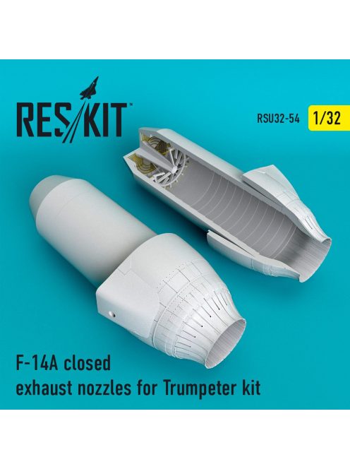 Reskit - F-14A "Tomcat"closed exhaust nozzles for Trumpeter kit (1/32)