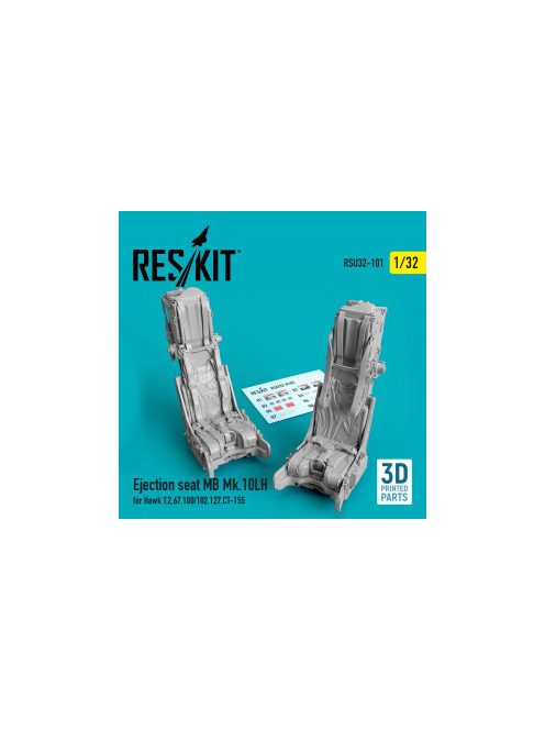 Reskit - Ejection seat MB Mk.10LH for Hawk T.2,67,100/102,127,CT-155 (3D Printed) (1/32)