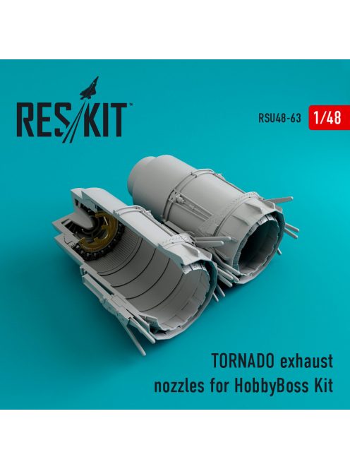 Reskit - TORNADO exhaust nozzles for HobbyBoss kit (1/48)