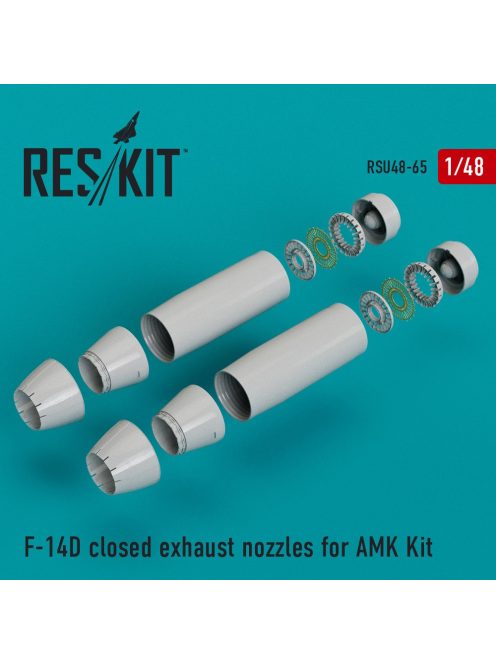 Reskit - F-14D "Tomcat"  closed exhaust nozzles for Amk kit (1/48)