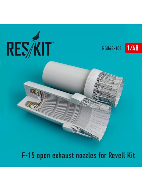 Reskit - F-15 open exhaust nozzles  for Revell kit (1/48)