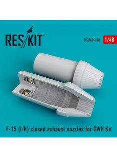 Reskit - F-15I closed exhaust nozzles for  GWH kit (1/48)