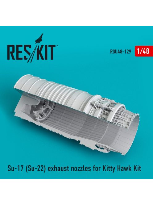 Reskit - Su-17 (Su-22) exhaust nozzle for KittyHawk kit (1/48)