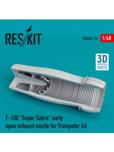   Reskit - F-100 "Super Sabre" early open exhaust nozzle for Trumpeter kit (1/48)