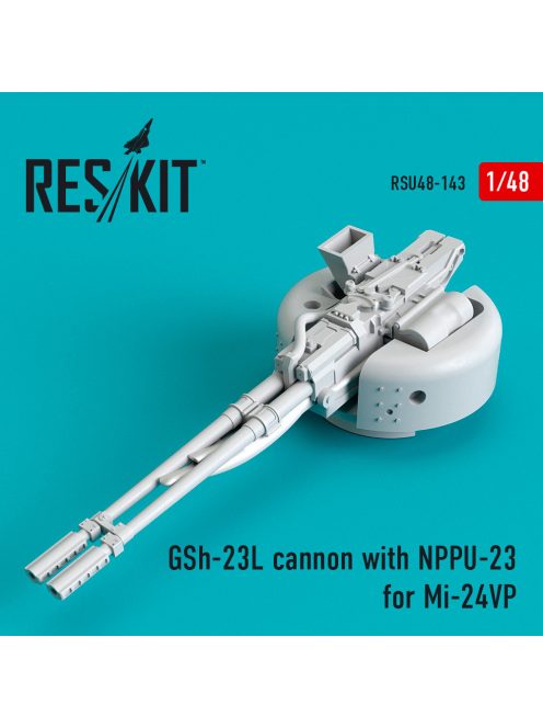 Reskit - GSh-23L cannon with NPPU-23 for Mi-24VP (1/48)