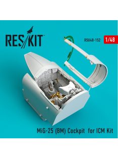 Reskit - MiG-25 (BM) Cockpit for ICM kit (1/48)