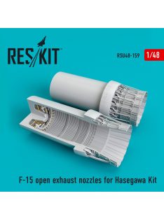 Reskit - F-15 open exhaust nozzles for Hasegawa kit (1/48)