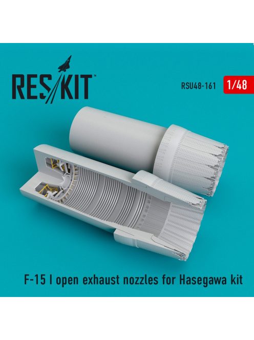 Reskit - F-15I open exhaust nozzles for Hasegawa kit (1/48)