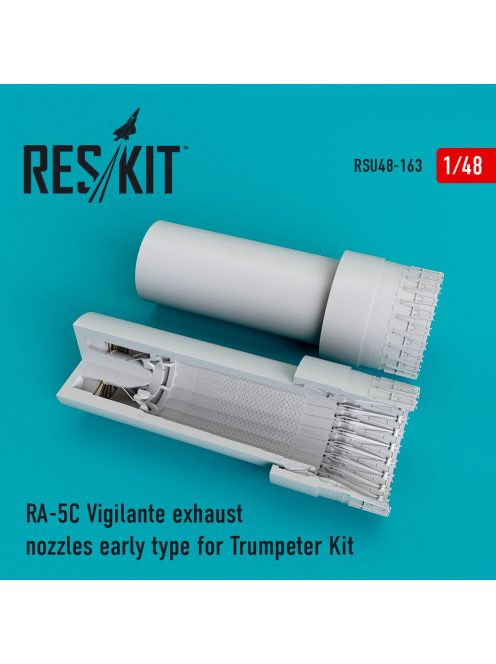 Reskit - RA-5C "Vigilante" exhaust nozzles early type for Trumpeter kit (1/48)