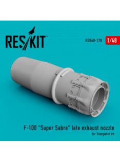   Reskit - F-100 "Super Sabre" late exhaust nozzle for Trumpeter kit (1/48)