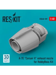   Reskit - A-7E "Corsair II" exhaust nozzle for HobbyBoss Kit (3D Printed) (1/48)