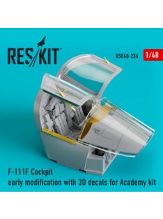   Reskit - F-111F Cockpit early modification with 3D decals for Academy kit (1/48)