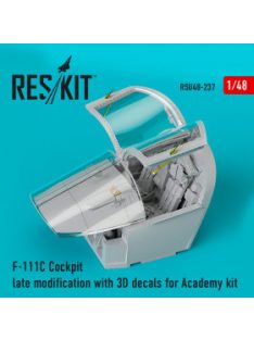   Reskit - F-111C Cockpit late modification with 3D decals for Academy kit (1/48)