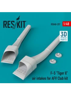   Reskit - F-5 "Tiger ll" air intakes for AFV Club kit (3D Printed) (1/48)