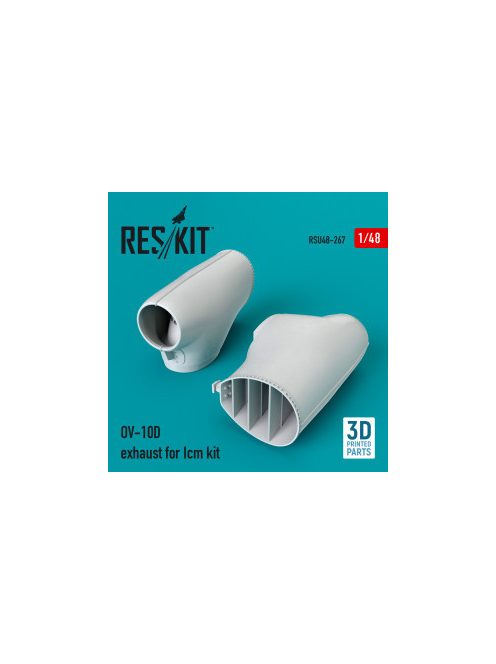 Reskit - OV-10D exhaust for Icm kit (3D Printed) (1/48)