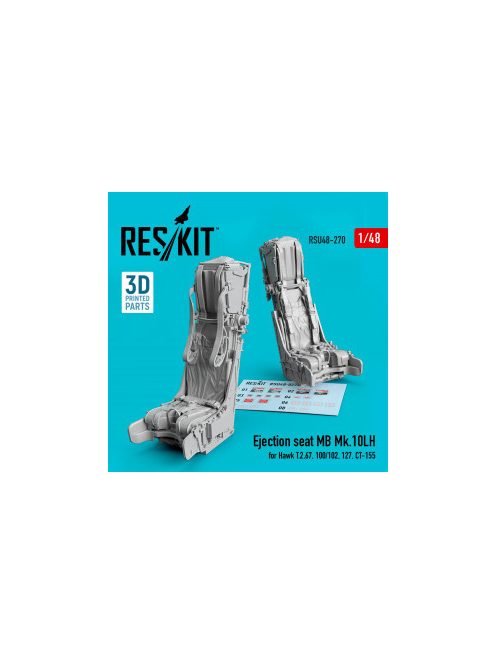 Reskit - Ejection seat MB Mk.10LH for Hawk T.2,67,100/102,127,CT-155 (3D Printed) (1/48)