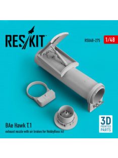   Reskit - BAe Hawk T.1 exhaust nozzle with air brakes for HobbyBoss kit  (3D Printed)  (1/48) 