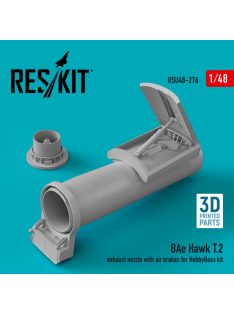   Reskit - BAe Hawk T.2 exhaust nozzle with air brakes for HobbyBoss kit (3D Printed) (1/48) 