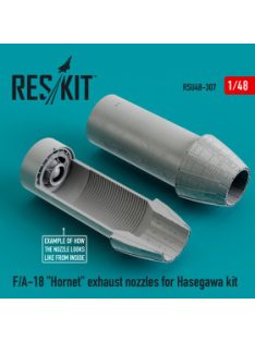   Reskit - F/A-18 "Hornet" exhaust nozzles for Hasegawa kit (1/48)