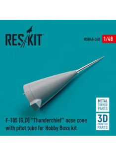   Reskit - F-105 (G,D) "Thunderchief" nose cone with pitot tube for HobbyBoss kit (Metal & 3D Printed) (1/48)