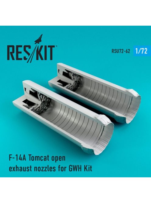 Reskit - F-14A "Tomcat" open exhaust nozzles for GWH kit (1/72)