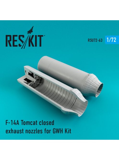 Reskit - F-14A "Tomcat" closed exhaust nozzles for GWH kit (1/72)