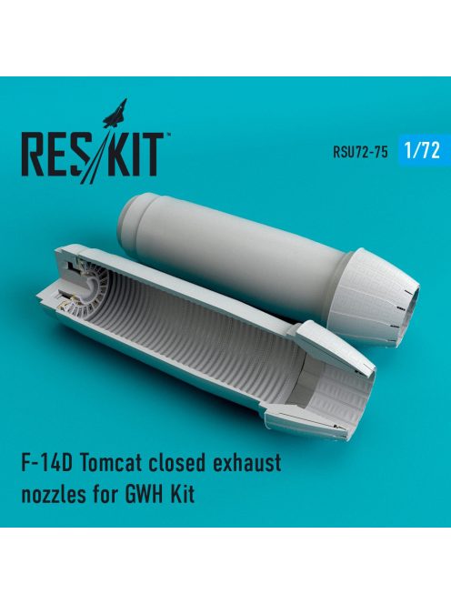 Reskit - F-14D "Tomcat" closed exhaust nozzles for GWH kit (1/72)