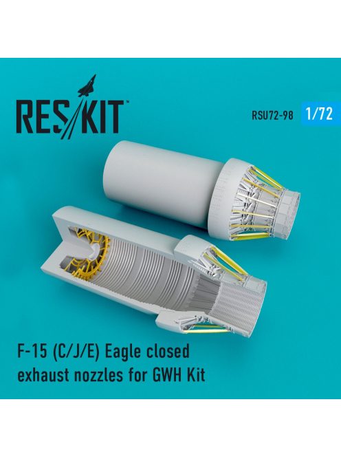 Reskit - F-15 (C,J,E) closed exhaust nozzles for GWH kit (1/72)