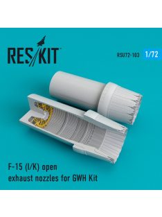 Reskit - F-15I open exhaust nozzles for GWH kit (1/72)