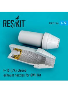 Reskit - F-15I closed exhaust nozzles for GWH kit (1/72)