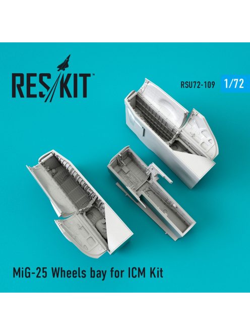 Reskit - MiG-25 wheels bay for ICM kit (1/72)