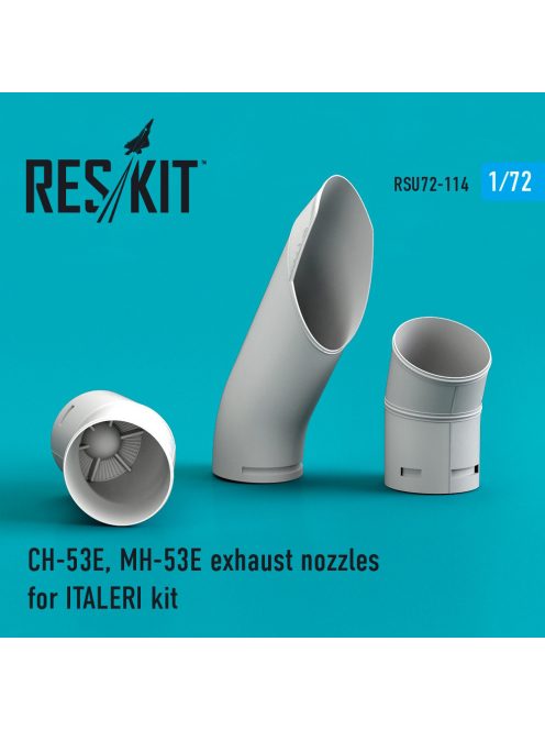 Reskit - CH-53E, MH-53E exhaust nozzles for Italeri kit (1/72)