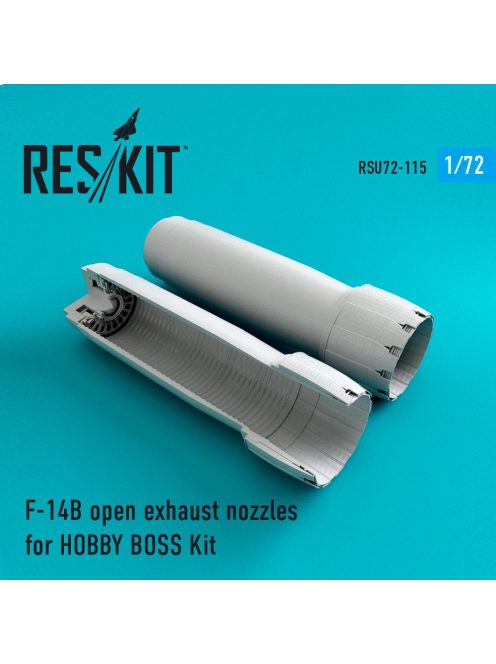 Reskit - F-14 (B,D) open exhaust nozzles for HobbyBoss kit (1/72)